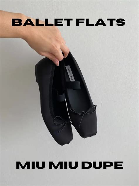 miu miu ballet flats dupe reddit|ballet flats worth money.